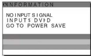 SONY SDM-S73E - Pokud se na obrazovce zobrazí zpráva „NO INPUT SIGNAL“ - 2