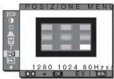 SONY SDM-S73E - POSIZIONE MENU (pagina 16) - 1