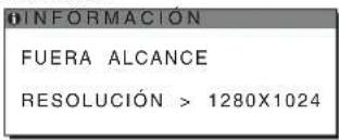 INFORMACIÓN FUERA ALCANCE RESOLUCIÓN > 1280X1024