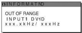 SONY SDM-S73E - Pokud se zobrazí zpráva „xxx.x kHz/xxx Hz“ - 2