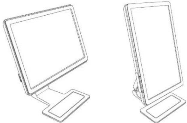 COMPAQ FP1707 - Pivoting the Monitor (Select Models Only) - 5
