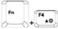 TARGA Traveller 1576 - ■ [Fn] Key - 3