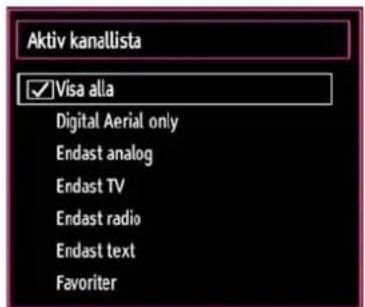 Finlux 32FLY970L - Hantera stationer: Sortera kanallista - 1