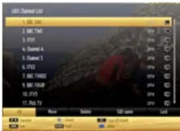 Add Channel List 1. 800 MHz 2. 64C 740 3. 97V 4. Channel 4 5. Channel 1 6. 17V2 7. 64C 7400 8. 64C 7548 9. 17V5 10. 17V5 11. 96A 7V Play Delete Edit Movie List Add Cancel Cancel Print/Print