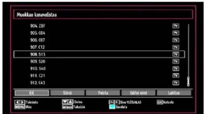 Muekkaa kanavelistaa 904. ZDF 905. C04 906. C07 907. C12 908. S15 909. S20 910. S40 911. C21 912. C43 OK Simä Paista Edito nmi Luköse Telmisto MEMU Plus Selas Takalisin Show YLÖSVALAS Sundata OK Katsela