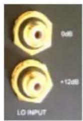 0dB +12dB LO INPUT