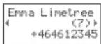 ERICSSON I888 World - To Recall a Phone Number Using the Name - 1