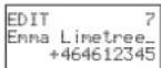 ERICSSON I888 World - To Edit an Entry in the Phone Book - 2