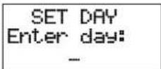 ERICSSON GF388 - To set today's date – Set date - 4