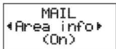 ERICSSON GF388 - To edit the list of area information - 1