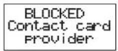 ERICSSON GF388 - BLOCKED. Contact card provider is displayed - 1