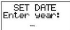 ERICSSON GF388 - To set today's date – Set date - 2