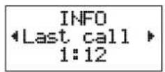 ERICSSON GF388 - The INFO Menu - 2