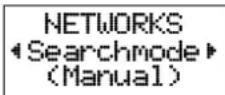 ERICSSON GF388 - The NETWORKS Menu - 3