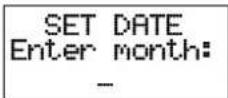 ERICSSON GF388 - To set today's date – Set date - 3
