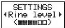 ERICSSON GF388 - To set the level of the ringing signal – Ring level - 1