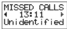 ERICSSON GF388 - Unanswered calls - 3
