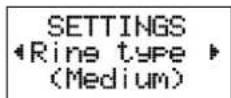 ERICSSON GF388 - To set the tone of the ringing signal – Ring type - 1