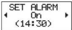 ERICSSON GF388 - To turn the alarm function on without changing the time of the alarm - 2