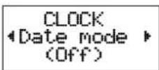 ERICSSON GF388 - To select the date format – Date mode - 1