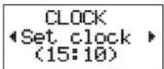 ERICSSON GF388 - To set the clock - Set clock - 3