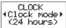 ERICSSON GF388 - To select the a.m./p.m. format or 24-hour format – Clock mode - 1