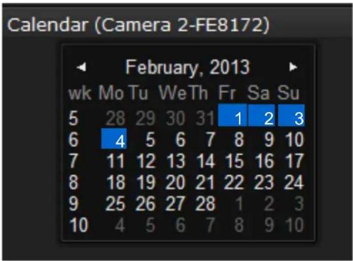 Calendar (Camera 2-FE8172) February, 2013 wk Mo Tu We Th Fr Sa Su 5 28 29 30 31 1 2 3 6 4 5 6 7 8 9 10 7 11 12 13 14 15 16 17 8 18 19 20 21 22 23 24 9 25 26 27 28 1 2 3 10 4 5 6 7 8 9 10