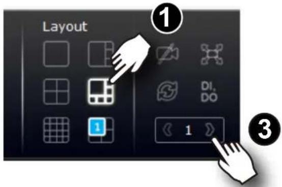 Layout ① DI. DO ③