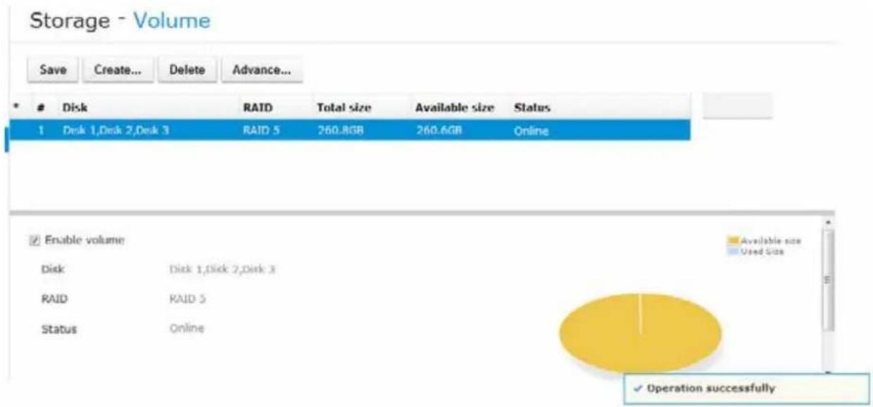 Vivotek NR8401 - To create a storage volume: - 3