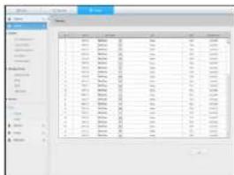 Screenshot of a data table interface showing individual values and columns, likely from a statistical or financial report.