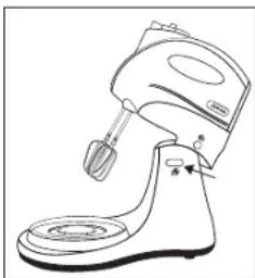 SUNBEAM FPSBHS0301 - RAISING AND LOWERING THE MIXING HEAD - 1