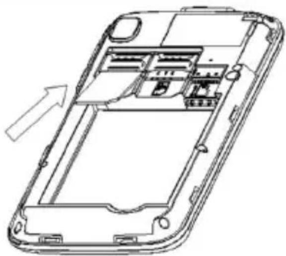 LENOVO S560 - Inserting the SIM card - 1