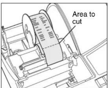 Area to cut