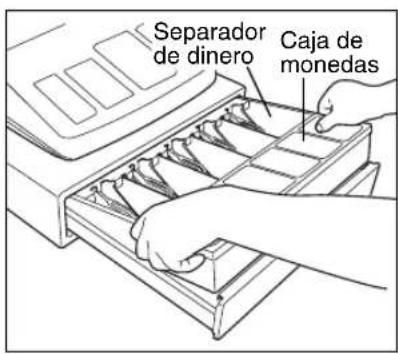Separador de dinero Caja de monedas