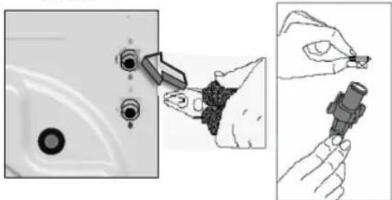 White Knight WK1400Y - Child lock - 1