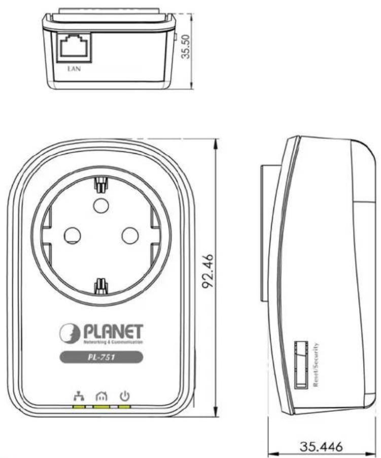 Planet PL-751-EU - Physical Description - 1