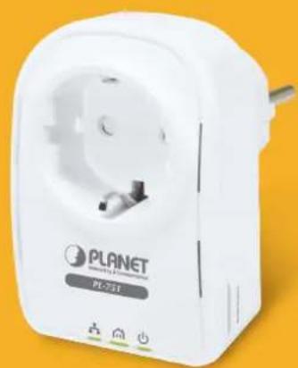 Planet PL-751-EU - 500M Powerline Pass-Through Ethernet Bridge - 2