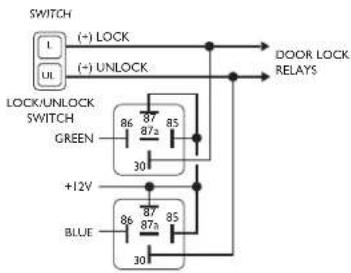 Pyle PWD701 - DOOR LOCK WIRING DIAGRAMS - 2