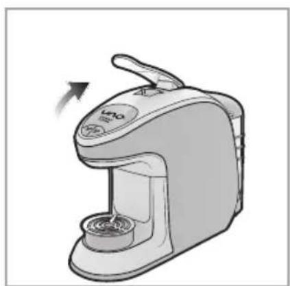 Illustration of a coffee maker with a glass lid and control panel, showing no text or symbols.