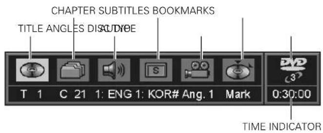CHAPTER SUBTITLES BOOKMARKS TITLE ANGLES DISCUYE T 1 C 21 1: ENG 1: KOR# Ang. 1 Mark 0:30:00 TIME INDICATOR