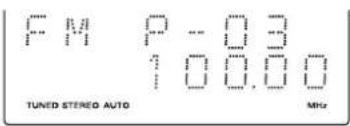 FM P - 0.3 100.00 TUNED STEREO AUTO MHz