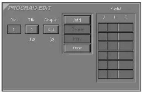 PROGRAM EDIT File Edit 1 Tile Chapter Add 1 1 All .12 (2) Deck Env None J I S