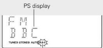 PS display P M D D C TUNED STEREO AUTOR-0-5