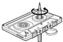 KENWOOD XD-DV90 - When there is slack in the tape - 1