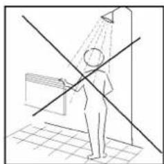 MILL GMB300 - NEVER TOUCH YOUR PANEL HEATER OR ITS CASING WITH WET HANDS! - 1