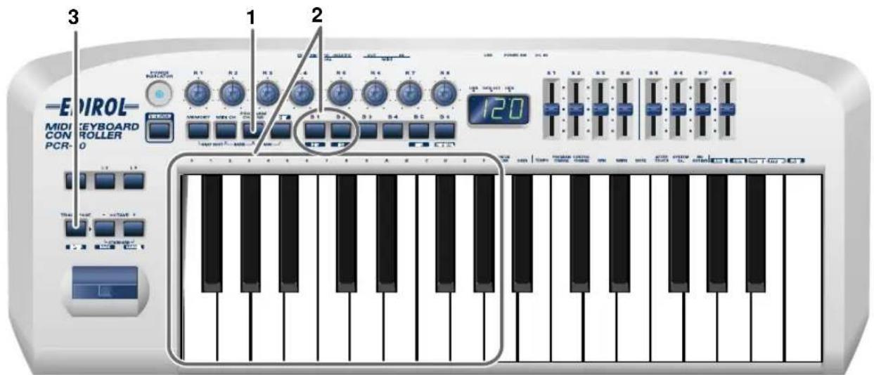 3 1 2 EVIROL MIDI KEYBOARD CONTROLLER PCR-0 120 1 2 3 4 5 6 7 8 9 10 11 12 13 14 15 16 17 18 19 20 21 22 23 24 25 26 27 28 29 30 31 32 33 34 35 36 37 38 39 40 41 42 43 44 45 46 47 48 49 50 51 52 53 54 55 56 57 58 59 60 61 62 63 64 65 66 67 68 69 70 71 72 73 74 75 76 77 78 79 80 81 82 83 84 85 86 87 88 89 90