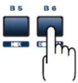ROLAND PCR-50 - Setting the input mode - 1