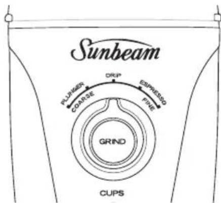 Sunbeam PLUNGER COARSE DRIP EXPRESSOR PINE GRIND CUPS
