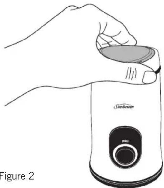 SUNBEAM MultiGrinder II EM0405 - Important: If coffee beans, herbs or spices become caught in the grinding blades stop grinding immediately. - 2