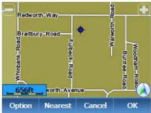 Redworth Way Bradbury Road Walthbank Road Fulbeck Road Woodham Road Burtree Road 656ft Worth Avenue Option Nearest Cancel OK